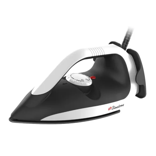 Binatone DI 1255(MK2) Dry Iron with non-stick soleplate, adjustable temperature control, and ergonomic lightweight design.