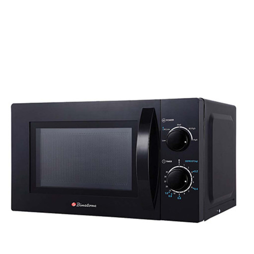 Binatone 20 Litres (MWO 2018) Microwave Oven with compact design, multiple power levels, timer control, and easy-clean interior.