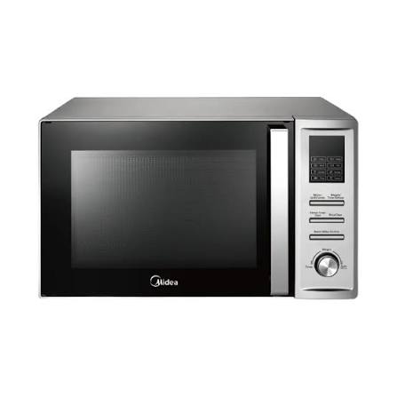Midea AG034AFK 34L 1000W Digital Microwave Oven with Grill Silver