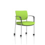 Brunswick Deluxe With Arms Chrome Frame With Castors