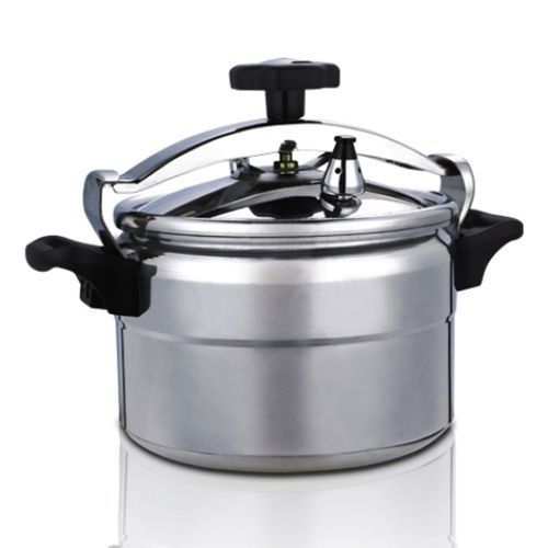 Qasa Pressure Cooker QPC-9L featuring 9L capacity, durable aluminum body, secure locking lid, and rapid even heat cooking.