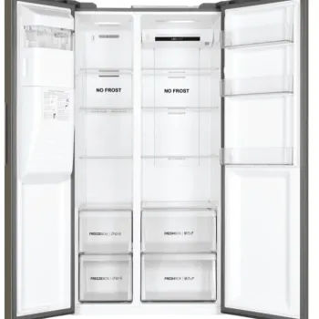 Haier Thermocool Side-by-Side Refrigerator | HSR3918FIMP(UK)
