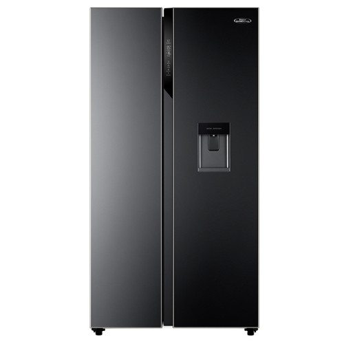 Haier Thermocool 540 Liters Side by Side Frost Free Inverter Refrigerator with Water Dispenser HRF-540WBS BLK Available Online at Tradezone.ng