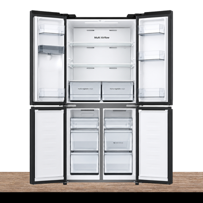 Hisense 482L 4 Door Inverter Refrigerator with Water Dispenser REF61WC-RQ Available Online at Tradezone.ng