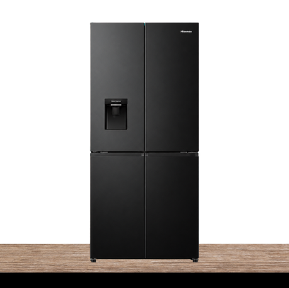 Hisense 482L 4 Door Inverter Refrigerator with Water Dispenser 61WCB-RQ Available Online at Tradezone.ng