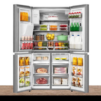 Hisense 538 Liters 4 Door Side by Side Refrigerator with Water Dispenser and Ice Maker | REF 68 WCS
