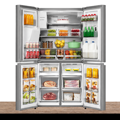 Hisense 538 Liters 4 Door Side by Side Refrigerator with Water Dispenser and Ice Maker REF68WCS Available Online at Tradezone.ng