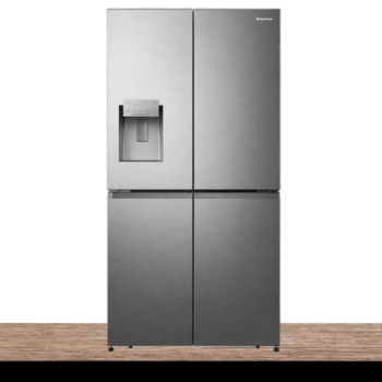 Hisense 538 Liters 4 Door Side by Side Refrigerator with Water Dispenser and Ice Maker | REF 68 WCS