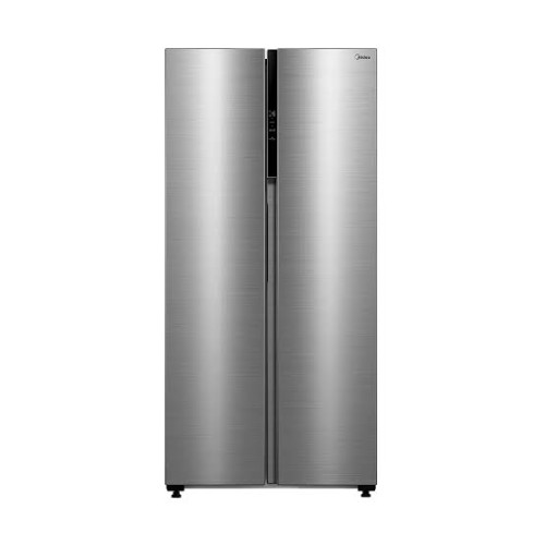 Midea MDRS691FGF46 515L Side-by-Side Refrigerator Bru Steel