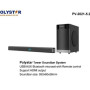 Polystar PV-2021-5.25WL 5.25 Inch Wireless Tower Sound Bar System