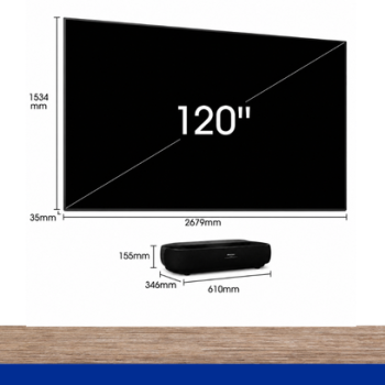 Hisense 120 inch 4K HDR Smart Laser Tv | HIS TV 120L9G
