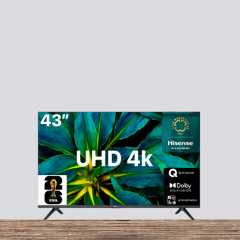 Hisense 43 Inch A4S LED Smart TV with Free Wall Bracket | TV 43A4S