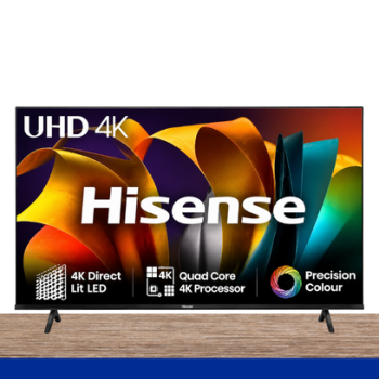 HISENSE 55” UHD 4K SMART, 3HDMI, 2USB FREE WALL BRACKET-55A6Q