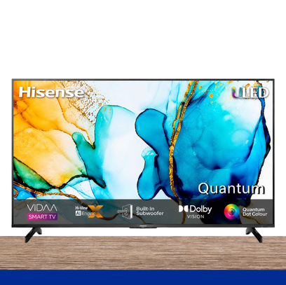 Hisense 75 Inch ULED TV U8Q VIDAA Hi-View AI Engine Built-In Subwoofer TV75U8Q Available at Tradezone.ng