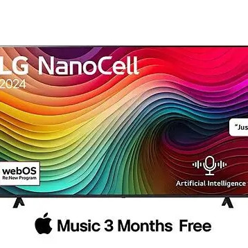LG 75 Inch NanoCell AI 4K TV with Magic Remote 75NANO80T6A Available Online at Tradezone.ng