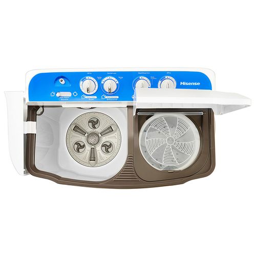 Hisense 7.5Kg Twin Tub Semi Automatic Washing Machine WSQB753 Available Online at Tradezone.ng