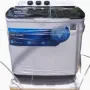 Midea MT100W120 - 12Kg Twin Tub Washer – Dual Pulsator, Big Knob, Anti-Rust, White