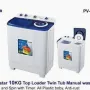 Polystar 10kg Top Loader Washing Machine