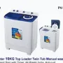 Polystar 10 Kg Twin Tub Manual Washing Machine