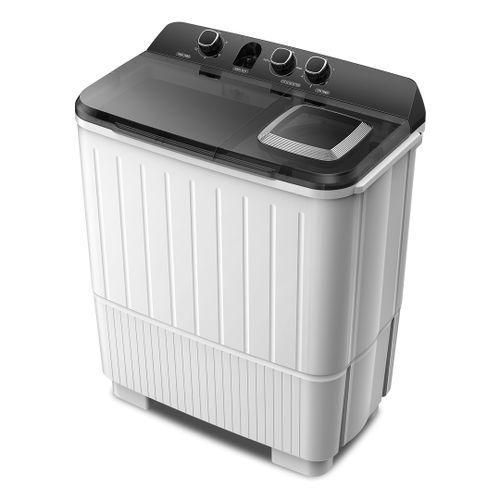 Qasa 9.8KG Semi Automatic Washing Machine QTT-154Q2 with dual tub design, energy efficient motor, and fast spin dry function