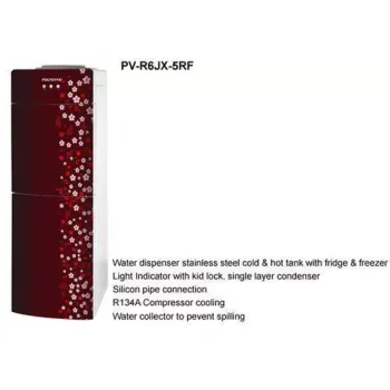 Polystar Water Dispenser With Refrigerator & Freezer | PV-R6JX-5RF