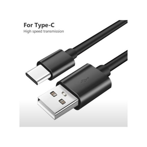 USB to Type-C Fast Charging Cord Black Available Online at Tradezone.ng