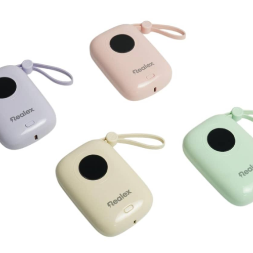 Realex Nova Pop 10,000mAh power bank for portable charging of compatible smartphones