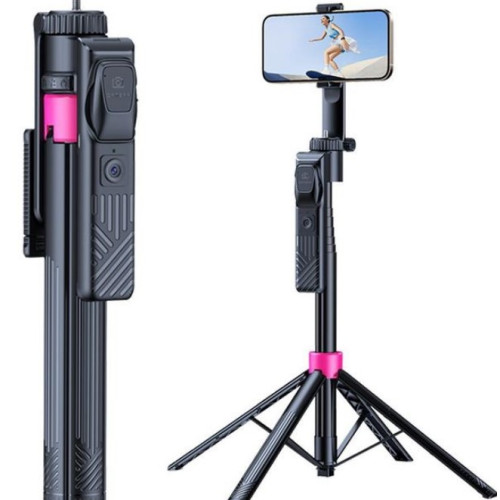 SS2 AI 360-degree face tracking selfie stick tripod without light for smartphone recording