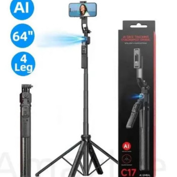 C17 AI Face Tracking Quadrupod Gimbal Tripod