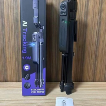 C19 Auto Face Tracking AI Selfie Tripod – 6.2 Feet