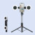 H12D Adjustable Wireless Bluetooth Phone Tripod with LED Ring Light – 4-in-1 Anti-Slip Desk Selfie Stick