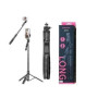 L16 Long Wireless Bluetooth Selfie Stick and Tripod Stand with Hand Stabilizer and Remote Control