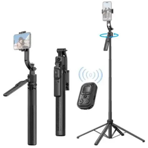Q16 Q515TK-series AI smart face tracking selfie stick and tripod stand for smartphone recording
