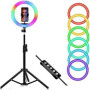 13 Inches LED Photographic Ring Light With RGB Modes