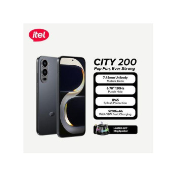 Itel City 200 Smartphone | 4GB RAM | 128GB ROM