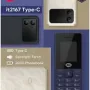itel It2167 Type-C Wireless FM 1'7 inch Display