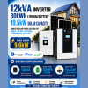 12kVA Inverter / 30kWh Lithium Battery / 19.5kW Solar Capacity