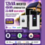 12kVA Inverter / 40kWh Lithium Battery / 23.4kW Solar Capacity