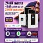 24kVA Inverter / 40kWh Lithium Battery / 23.4kW Solar Capacity