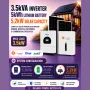 3.5kVA Inverter / 5kWh Lithium Battery / 5.2kW Solar Capacity