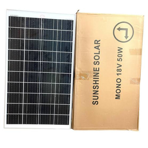 Sunshine 50W Mono Monocrystalline Solar Panel