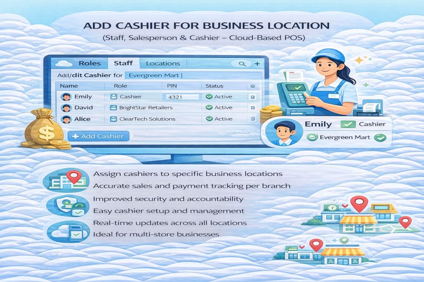 Add Cashier for Business Location