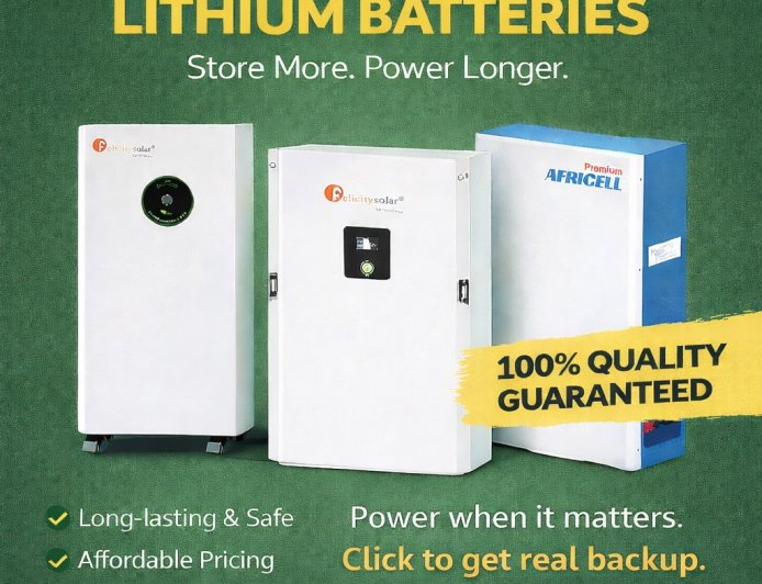 Get Lithium Batteries at SolarZone.ng