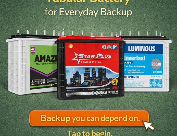 Buy Long-Lasting Tabular Battery for Home & Business at solarzone.ng